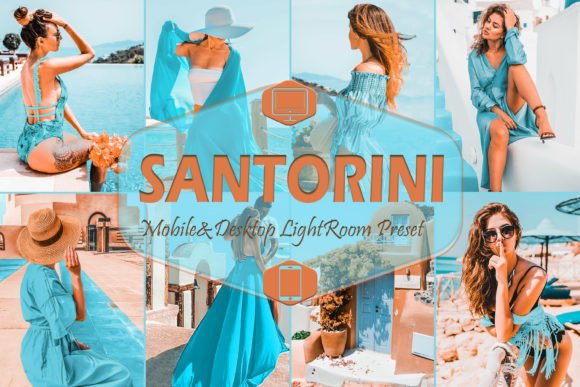 Download 10 Santorini Lightroom Presets, Teal - Presets Collection