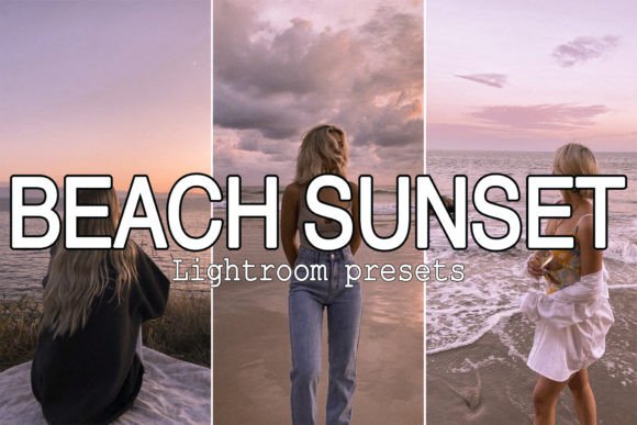 Download 6 Warm Beach Sunset Lightroom Presets - Presets Collection