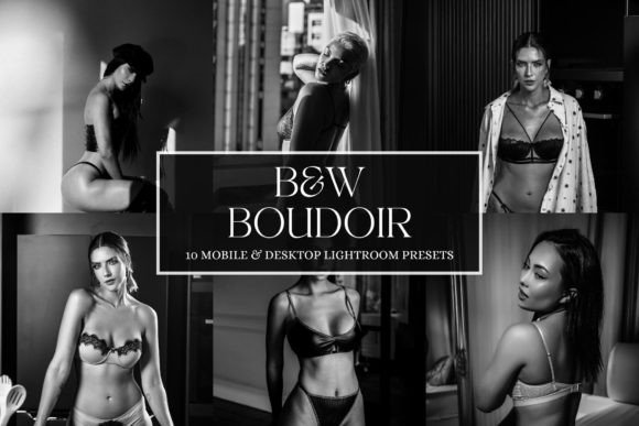 Download B&amp;W Boudoir Lightroom Presets - Presets Collection