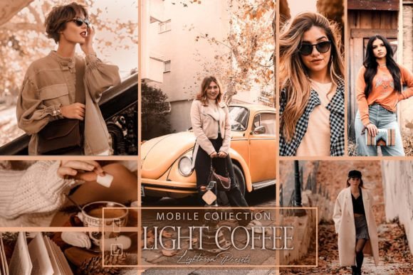 Download 12 Mobile Lightroom Presets,Light Coffee - Presets Collection