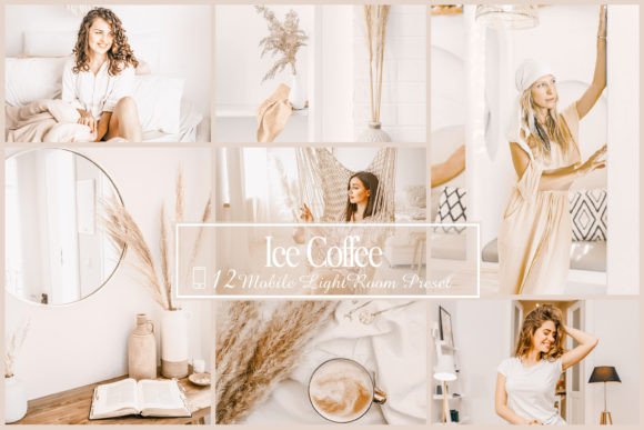Download 12 Mobile Lightroom Presets, Ice Coffee - Presets Collection