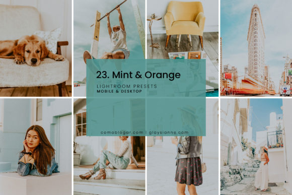 Download 23. Mint &amp; Orange Presets - Presets Collection