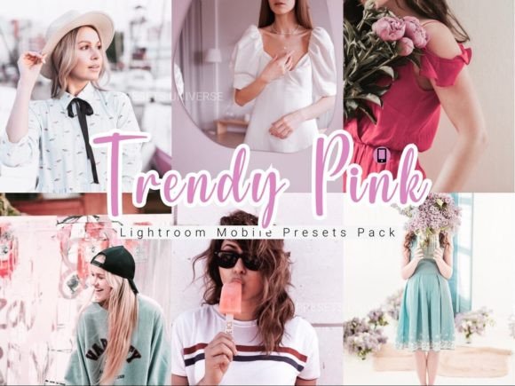 Download 10 Trendy Pink Lighroom Mobile Presets - Presets Collection