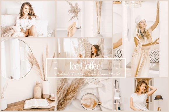 Download 12 Ice Coffee Lightroom Presets,Bright - Presets Collection