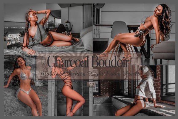 Download 12 Charcoal Boudoir Lightroom Presets - Presets Collection