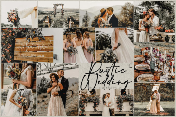 Download 10 Rustic Wedding Mobile LR Presets - Presets Collection