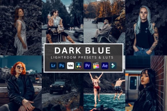 Download Dark Blue Lightroom Presets &amp; Luts - Presets Collection