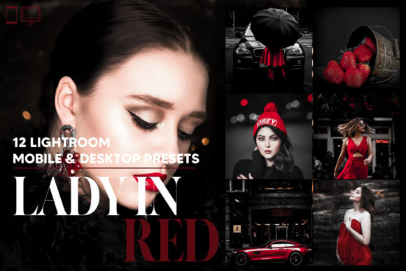 Download Lady in Red Lightroom Presets - Presets Collection